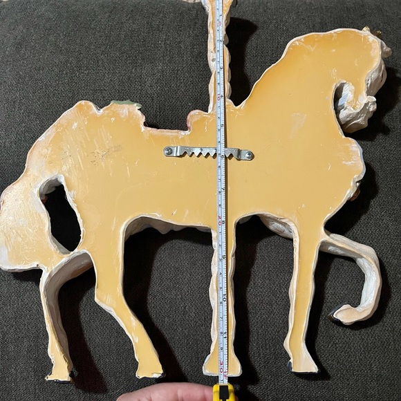 Vintage 1989 June Sears Carousel horses wall decor - Picture 3 of 8